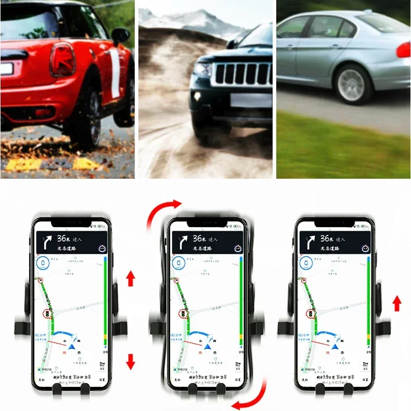 Универсальный автомобильный держатель для телефона iPhone 15/14/13/12/11 Xiaomi Samsun Gravity