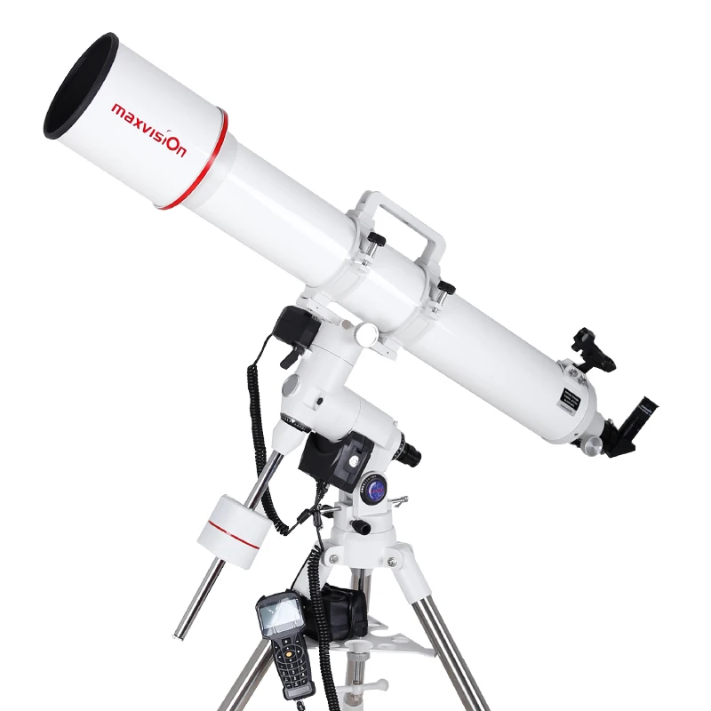 

Maxvision 127/1200 automatic star finder astronomical telescope refracting EXOS-2/EQ5 equatorial mount GOTO 1.5 inch tripod