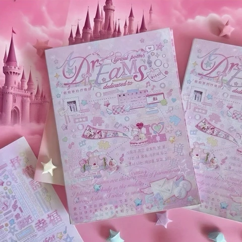 Декоративные наклейки Gamilike розового цвета