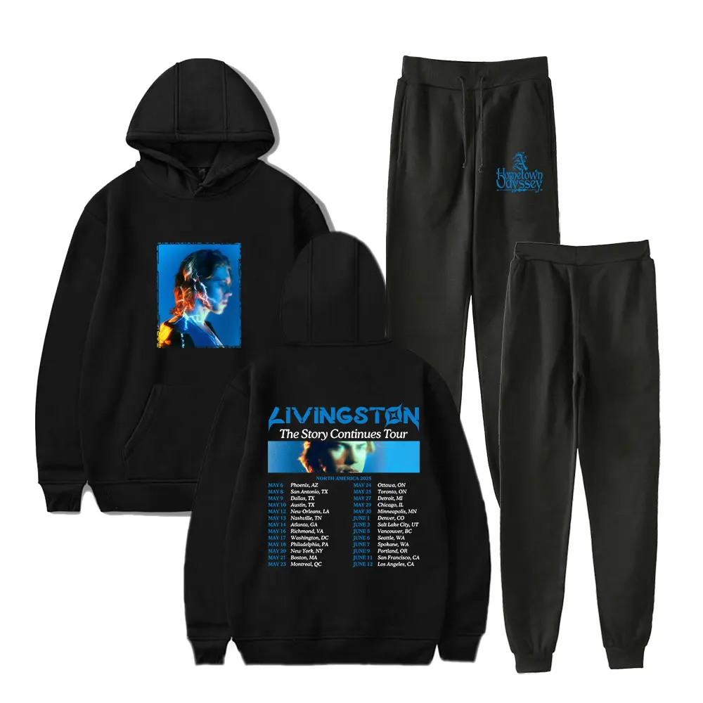 Livingston The Story Continues Tour Merch толстовки брюки для бега косплей женские мужские модные
