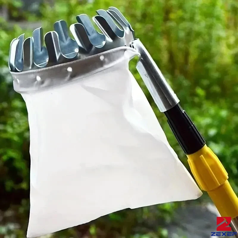 Металлический Сборщик Фруктов ZEXEF 1 Шт. Инструмент Для Сбора Вишни С Корзиной