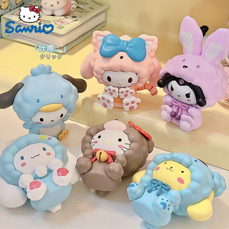 

6 шт./набор, фигурки героев мультфильма «Санрио»