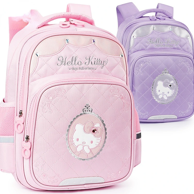 Hellokitty Primary School Student Schoolbag Girls' Bags Children Backpack Lightweight Girl  backback to school supplies