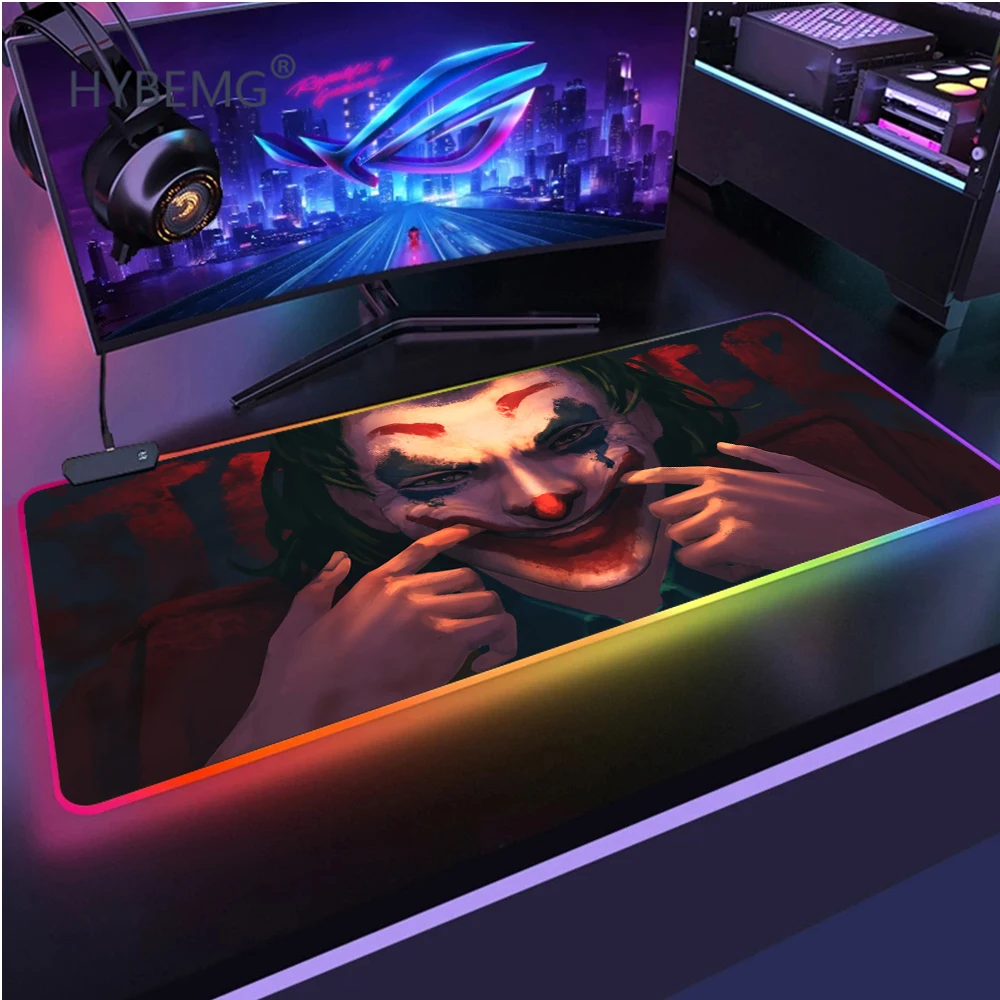 

Razer Pad Joker Mouse Pads Office Carpet Kawaii Gaming Accessories Carpets Cute Mats Xxl Large Gamer Cabinet Anime RGB Mausepad