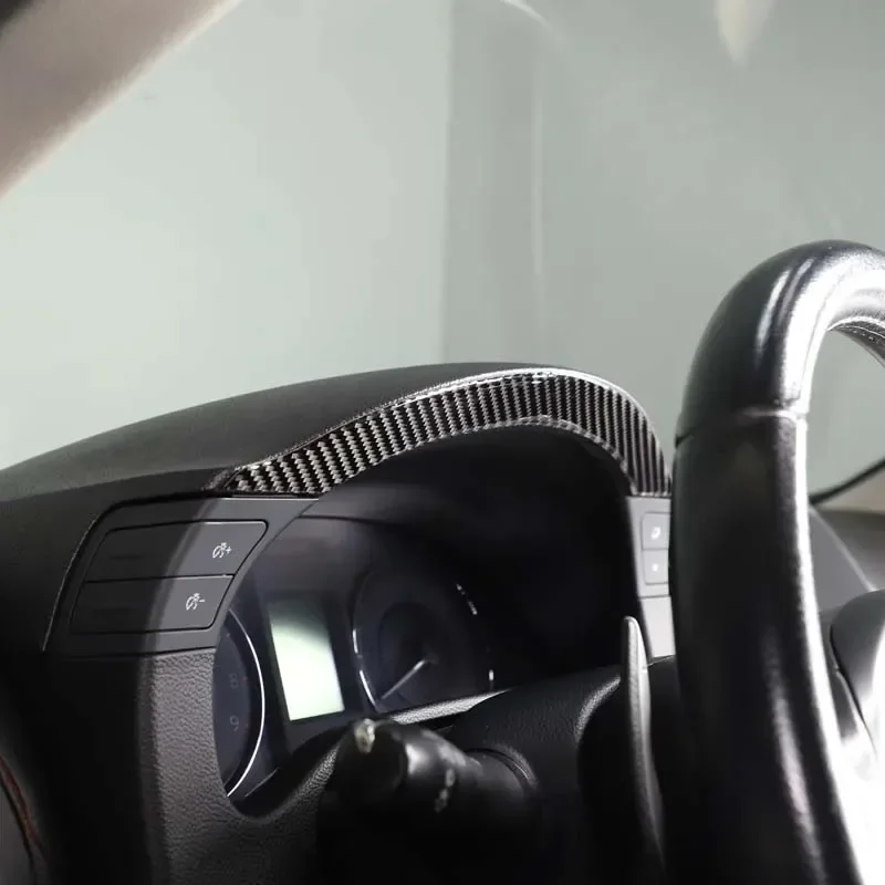 Фото Для Infiniti G25 G35 G37 2007-2013 мягкое углеродное волокно, крышка приборной панели автомобиля, наклейки, аксессуары для интерьера автомобиля №5