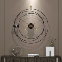 creative large watch wall mechanism round silent giant watch wall minimalist black home design furniture duvar saati gift nu