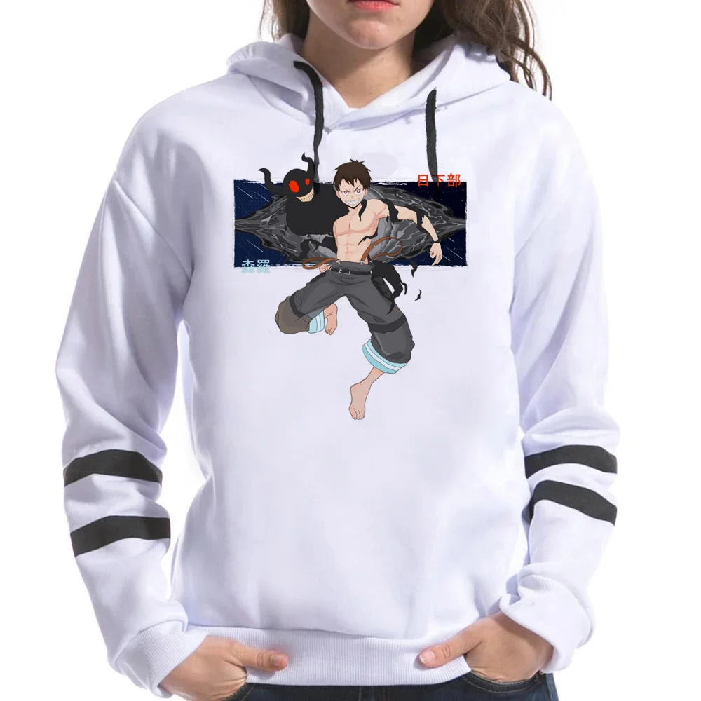 

Мужские толстовки с капюшоном fire force, одежда в стиле Харадзюку, аниме, 2022