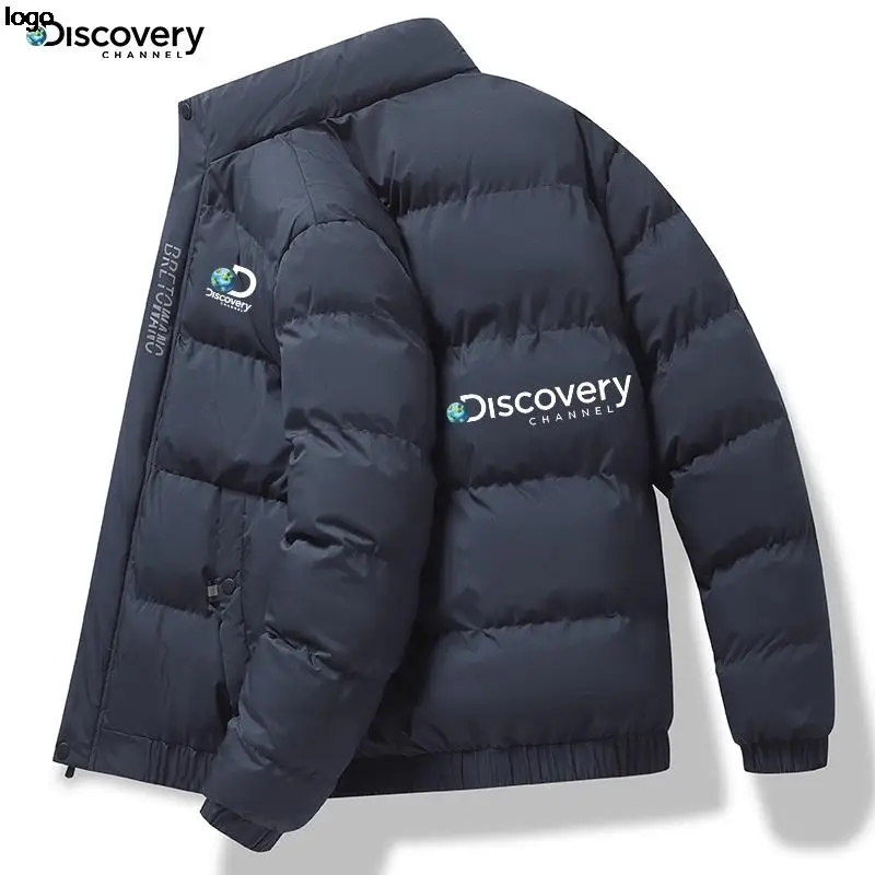 2022 new autumn and winter Discovery Channel men's aviator trench coat casual outdoor street fashion warm zipper jacket