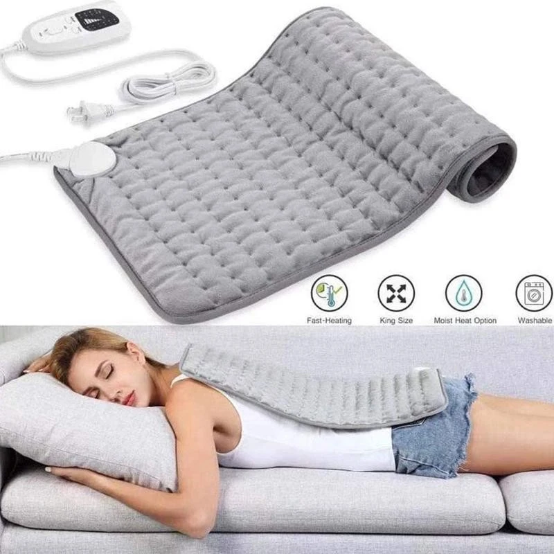 

75W Electric Heating Pad Blanket For Shoulder Neck Back Spine Leg Heat Therapy Mat Body Pain Relief Mat Timer Winter Warmer