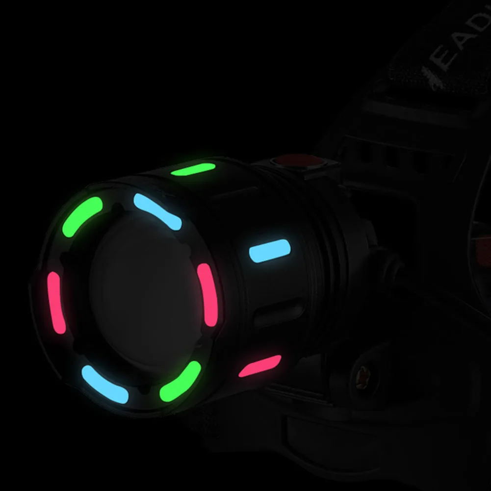 Светодиодный налобный фонарь мощностью 30 Вт с несколькими режимами освещения и