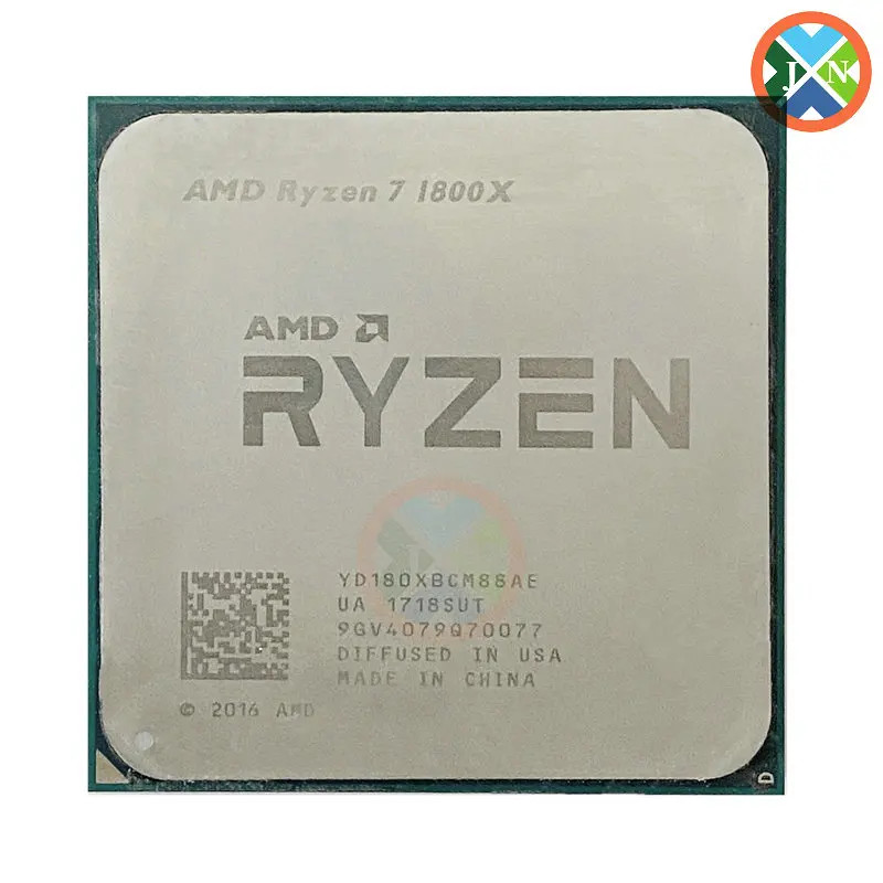 Процессор AMD Ryzen 7 YD180XBCM88AE, 16-поточный процессор, 8 ядер, 3,6 x ГГц, L3 = 16 Мб, 95 Вт, разъем AM4