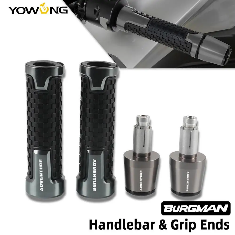 

For SUZUKI BURGMAN 650 2006 2007 2008 2009 2010 2011-2020 Motorcycle Accessories 7/8"22mm Handle grips handlebar grip ends Plug
