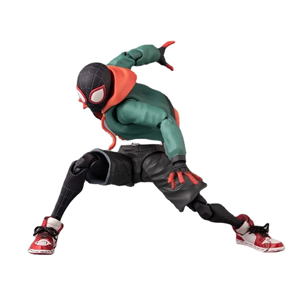 Pre-sale Sofbinal Spiderman Miles Morales Anime Action Figure With Joints Toy Collection
