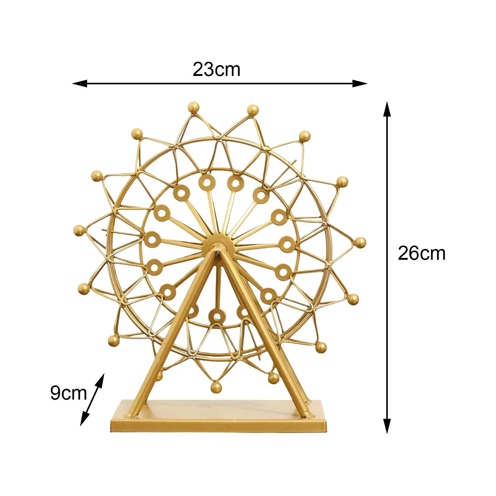 

Ferris Wheel Model Sculptures Iron Dining Table Ornaments Accessories for Living Room Souvenir Gifts Delicate Surface Home Decor