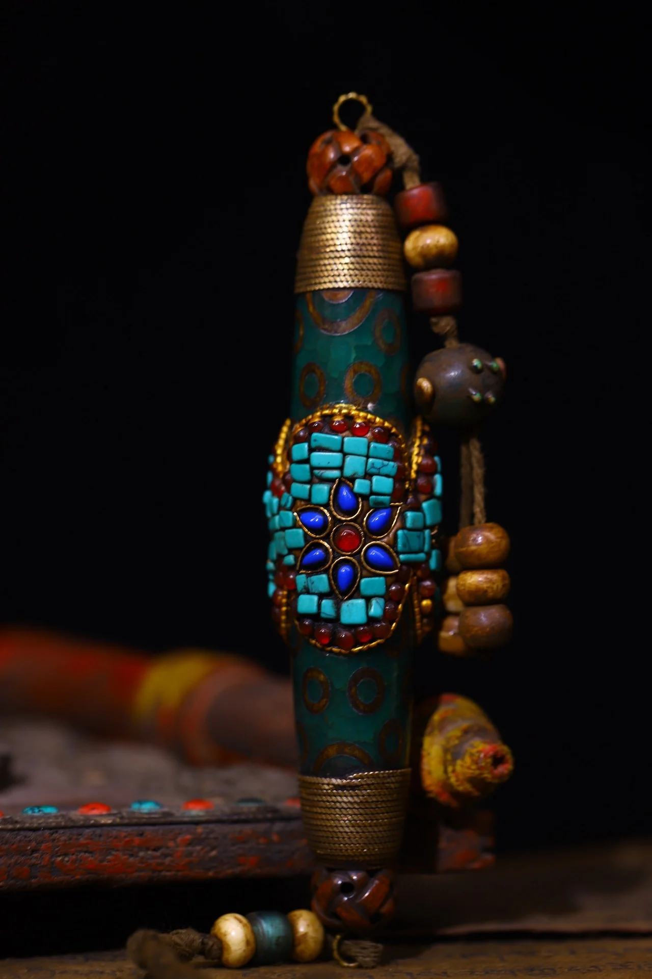 5 &quotКоллекция тибетского храма старый натуральный агат мозаика драгоценный