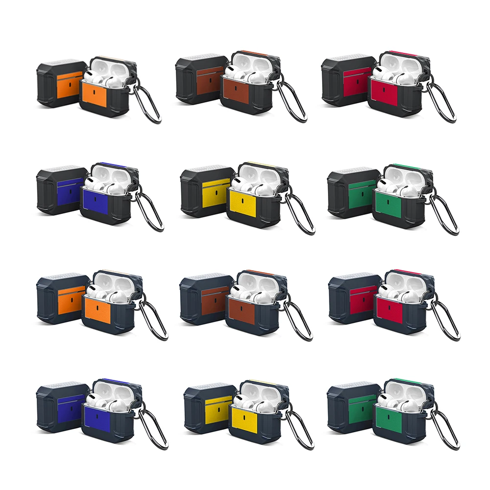 

TPA Leather Cover Case for AirPods3 Skin Sleeve Earphone Box Protector Charging Compartment Shell Protective Accessories