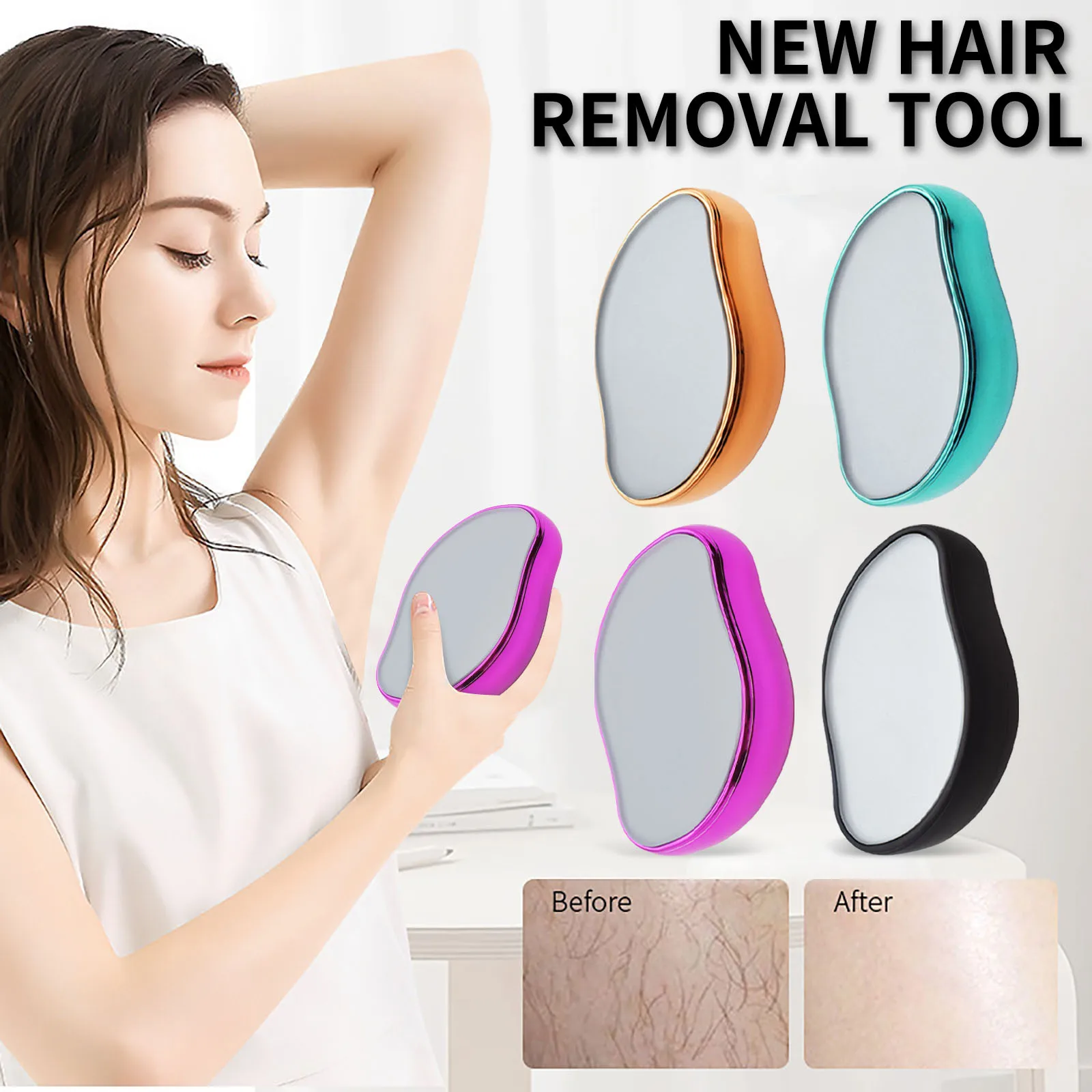

New Physical Hair Removal Cleaning Reusable Hair Removal Tool for Men and Women Body Hair Can Be Washed and Used Repeatedly