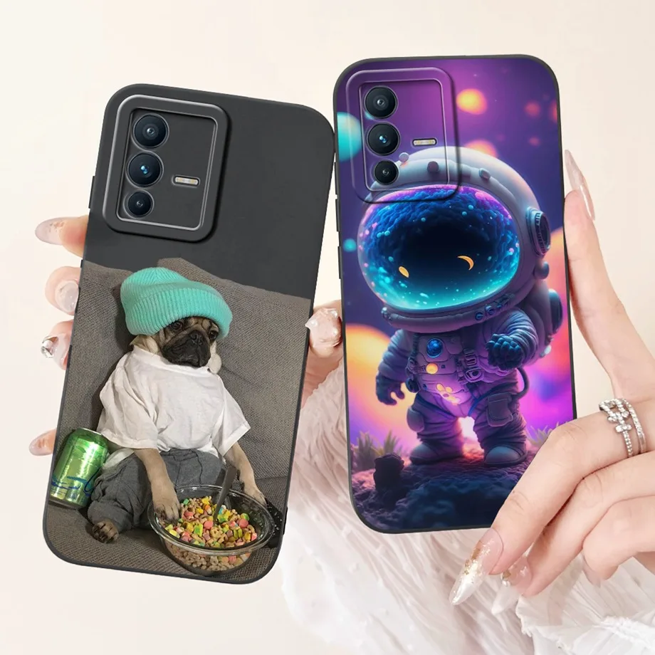 Милый чехол с рисунком для Vivo V23 телефон V23e Pro Силиконовый противоударный мягкий