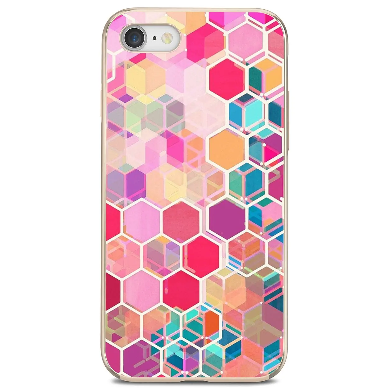 Цветной мягкий чехол с геометрическим рисунком для Xiaomi Redmi Note 10 10s 3S 4 4X 5 6 6A 7 8 8T 7A 9 9T