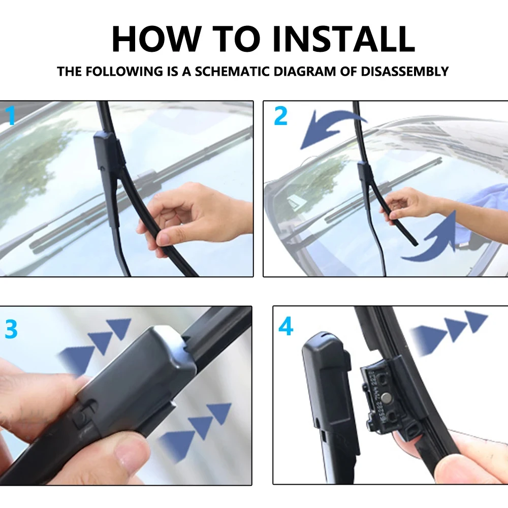 Автомобильные дворники для Mercedes Benz C-Class W205 S205 передние и задние щетки