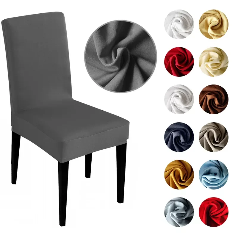 

color stretch Chair Cover Spandex Fabric seat Chair Covers restaurant Hotel Party Banquet Slipcovers home decoration event