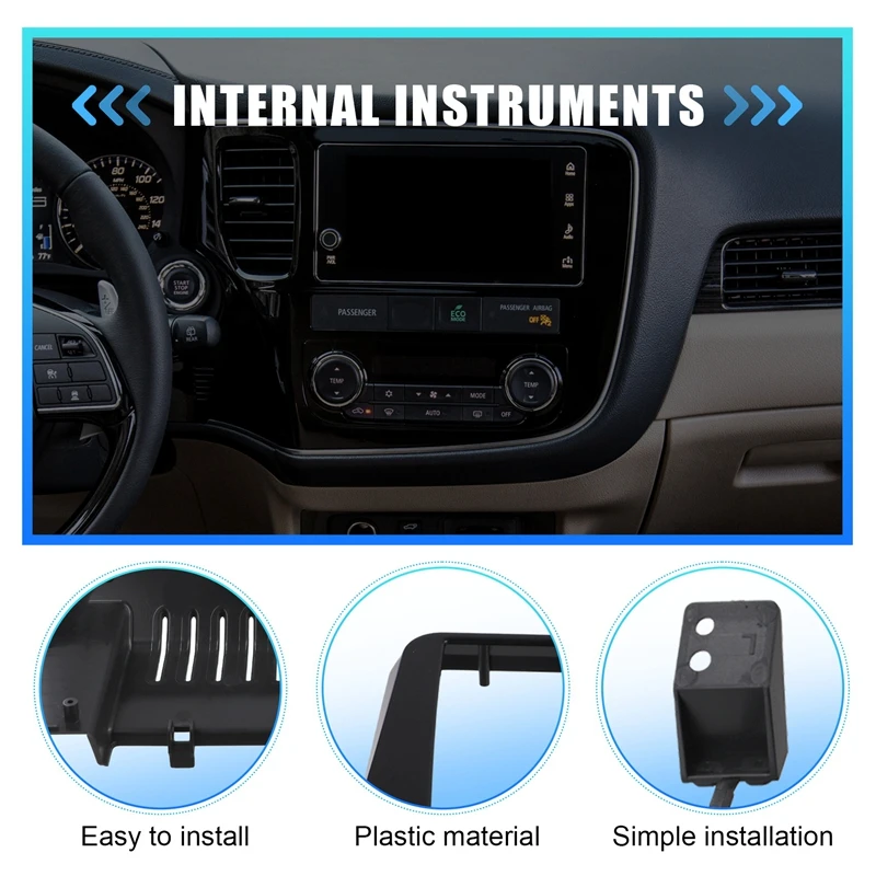 Автомобильный радиоприемник для Mitsubishi Outlander Triton 2024 Android MP5 панель плеера рамка