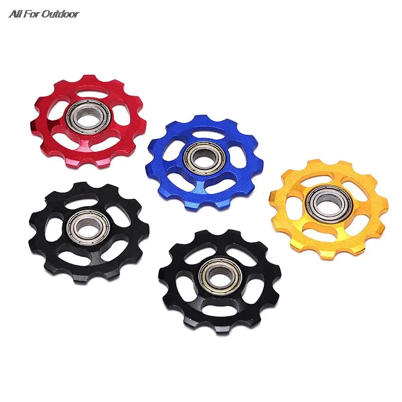 

2pcs 11T Ultralight MTB Aluminum Alloy Bike Bearing Jockey Wheel Rear Derailleur Pulleys Outdoor Bicycle Parts New