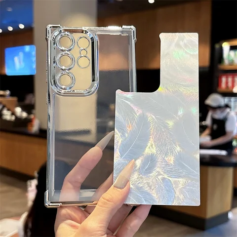 Чехол для телефона Infinix Note 50 40 50Pro Hot50ProPlus 50i smart 9 8 2025 SPARK GO 1, силиконовый чехол с лазерным серебряным градиентом