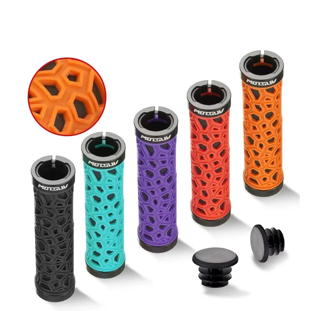 1 пара нескользящих ручек для велосипеда двухсторонняя резиновая крышка на руль