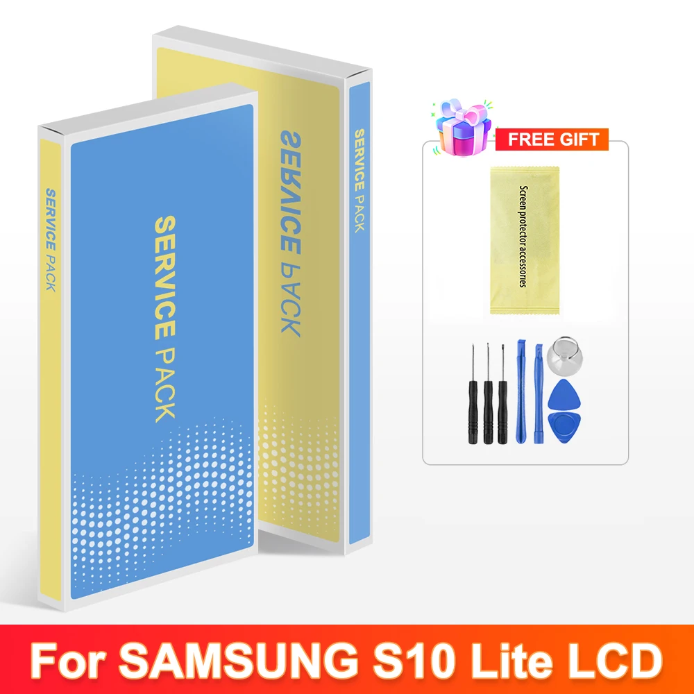 Протестированный TFT ЖК-дисплей Samsung S10 Lite G770F с цифровым преобразователем