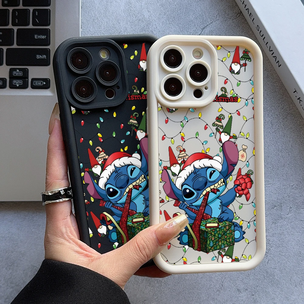 Christmas Gift Stitch Phone Case for Reno12 Reno11 F Oppo A98 A95 A94 A78 A76 A74 A72 A60 A58 A57 A54 A53 A38 A33 A32 Soft Cover