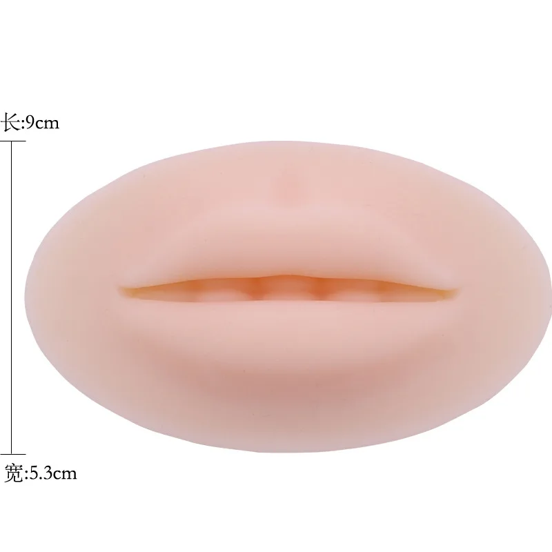 

Reusable 3D Practice Silicone Skin Lips For Permanent Makeup Tattoo Human Lips Elasticity Microblading PMU Beginer Training