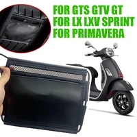 under seat storage bag for vespa gts 300 gtv 250 primavera 150 sprint 125 50 lx lxv px motorcycle accessories leather tool bag