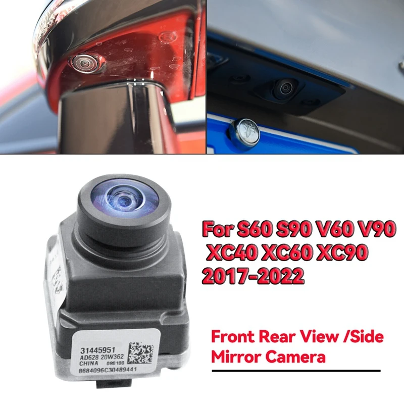 

31445951 For Volvo S90 XC90 V90 S60 V60 XC60 2017-2022 Car Park Assist Surround Reversing Camera Front Rear Side Mirror