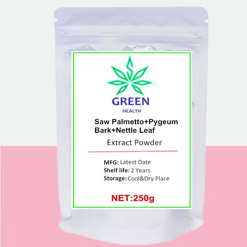 

Saw Palmetto Pygeum Bark Nettle Leaf Extract Powder for Hair Loss Prostate Health