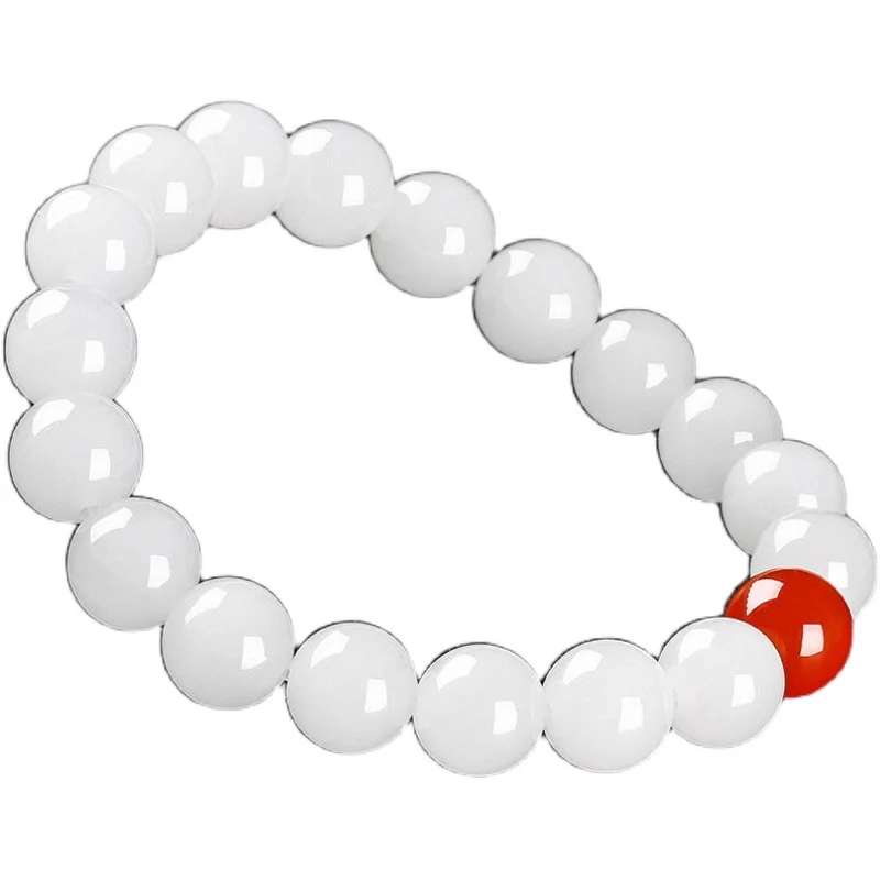 Новинка Модный женский браслет белая цепочка на запястье для йоги из