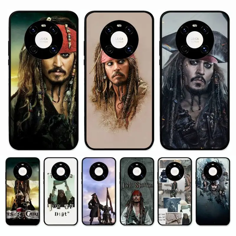

Disney Pirates Of The Caribbean Jack Phone Case for Huawei Mate 20 10 9 40 30 lite pro X Nova 2 3i 7se