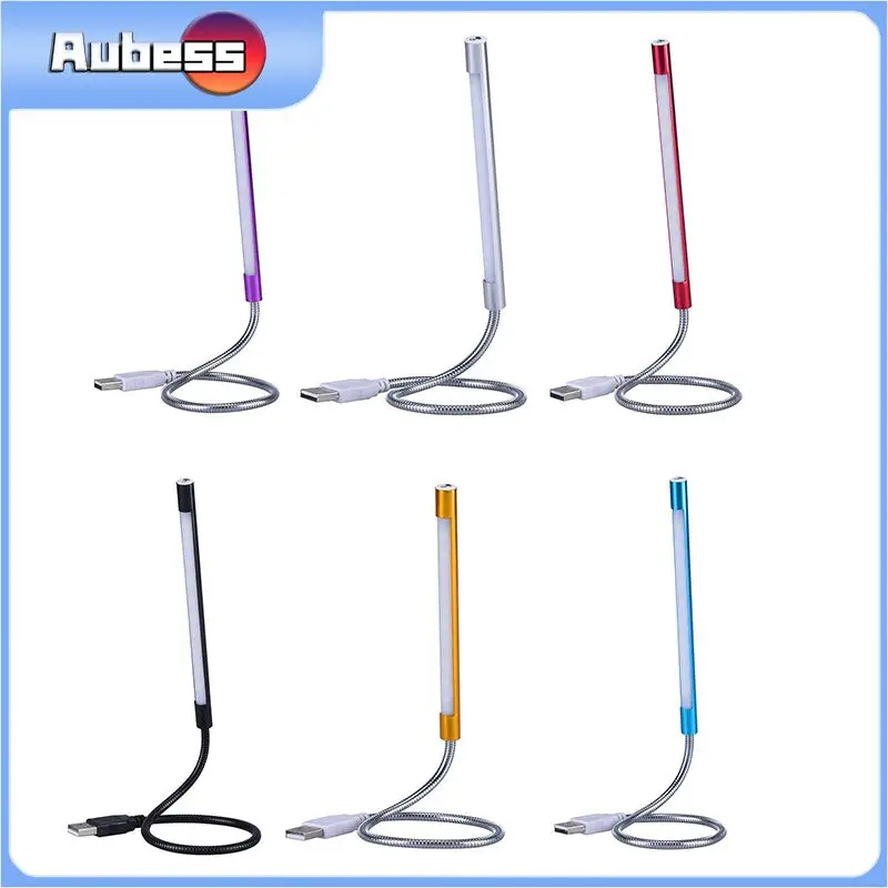 Гибкая сверхъяркая портативная лампа для чтения с сенсорным выключателем для ПК, компьютера, ноутбука, умного дома