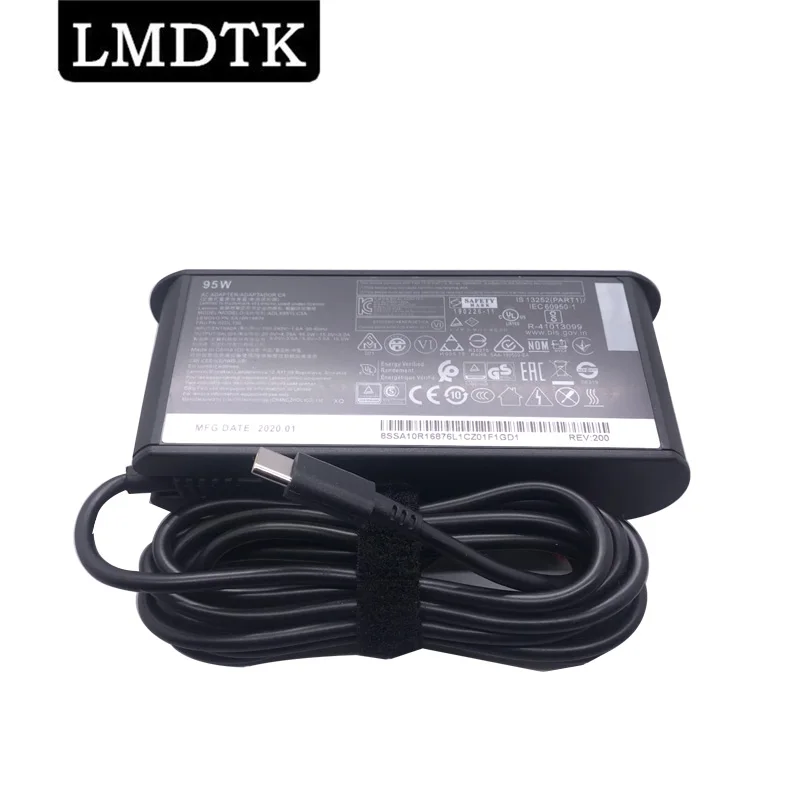 LMDTK New 20V 4.75A ADLX95YLC3A AC ADAPTER Laptop Charger For LENOVO Y740S-15IRH Y9000X T480S Y740S S1 S2 X1 TABLET 2017 YOGA 1