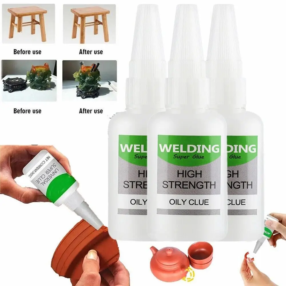 

High Strength Universal Waterproof Bonding Tool Super Adhesive Glue Oily Glue Adhesive Solution Strong Bonding