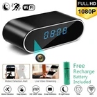 Беспроводной Wi-Fi мини часы Камера Скрытая Будильник Часы с видеокамерой 1080P IP  AP безопасности Ночное видение Обнаружение движения удаленный монитор