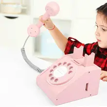 Hand-on Ability Burrs-free Hand-eye Coordination Single Line Emergency Desk Phone Dial Keypad Decoration for Kids