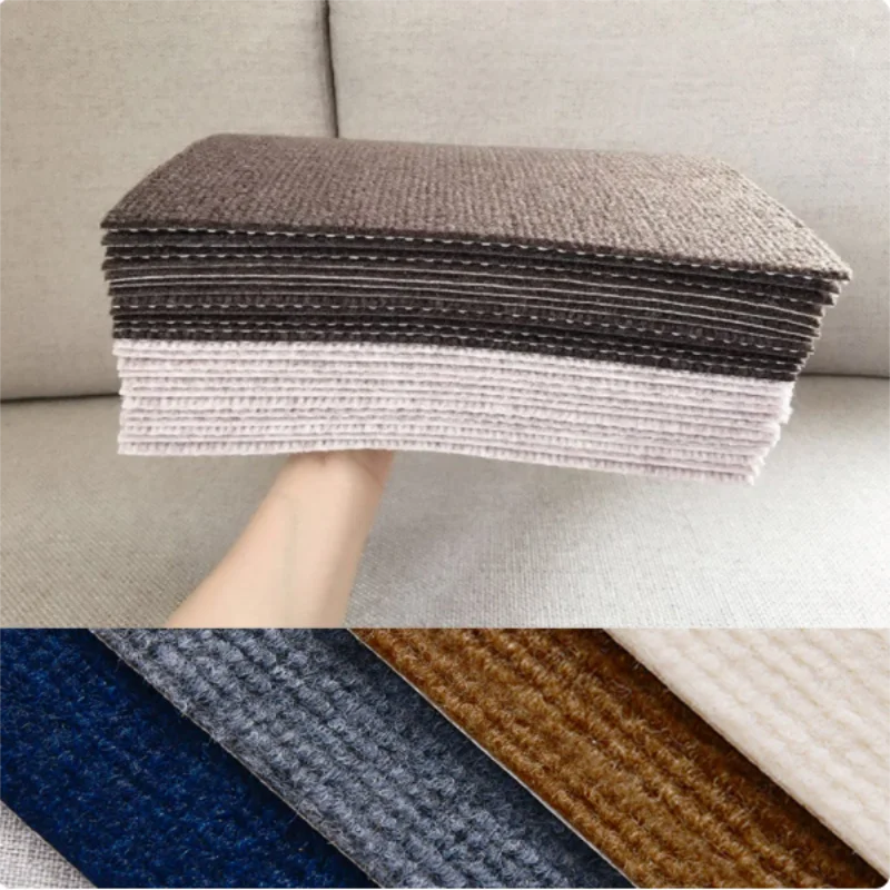 30 см самоклеящийся серый ковер напольный коврик 1-40 шт. полностью покрытый