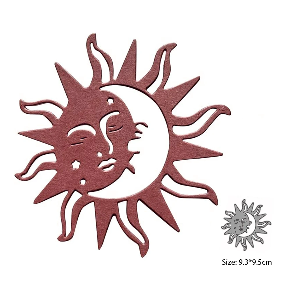 

Metal Cutting Dies New Sun Greeting Card Making Decoration Scrapbook Paper Crafts Template Die Cut Stencils Mold
