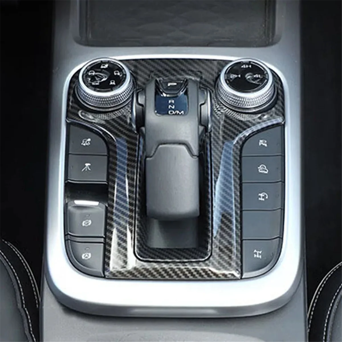 Накладка на рамку панели переключения передач центральной консоли автомобиля