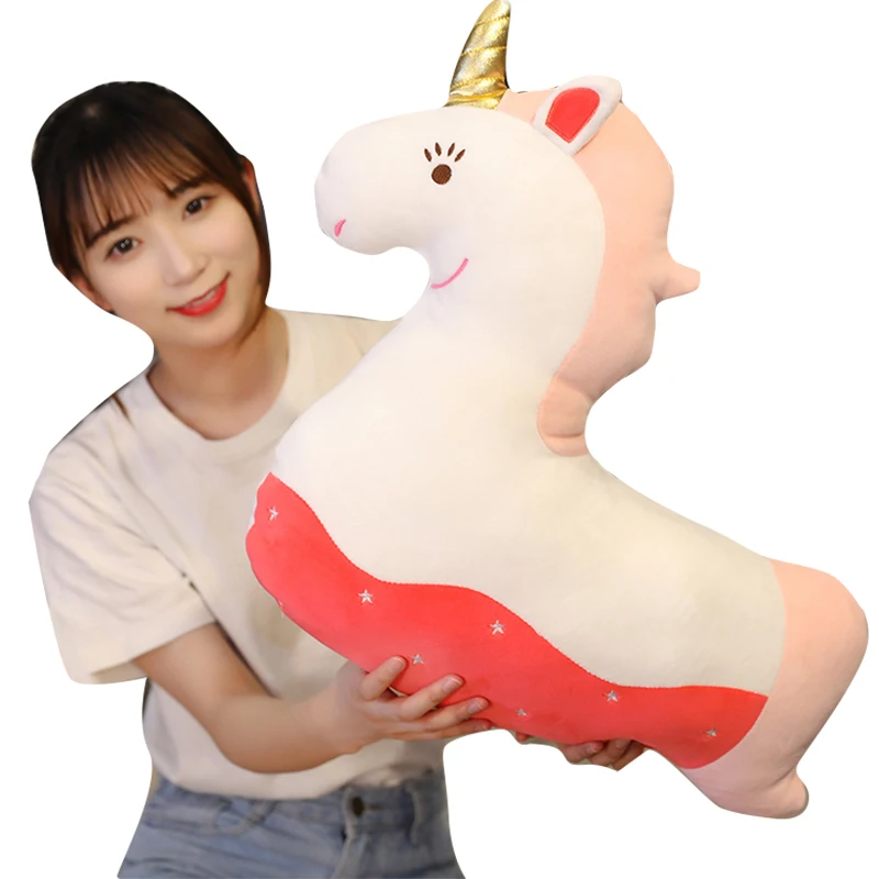 

45cm Kawaii Soft Unicorn Stuffed Plush Toy Animal Toys Baby Kids Appease Sleeping Pillow Doll Birthday Gifts For Girls