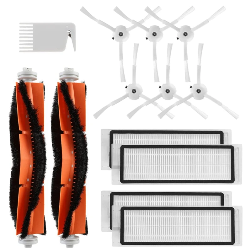 

Replacement Parts Main Brush Side Brush HEPA Filter For Roborock S51 S55 S5 S6 S5max Robot Vacuum Cleaner