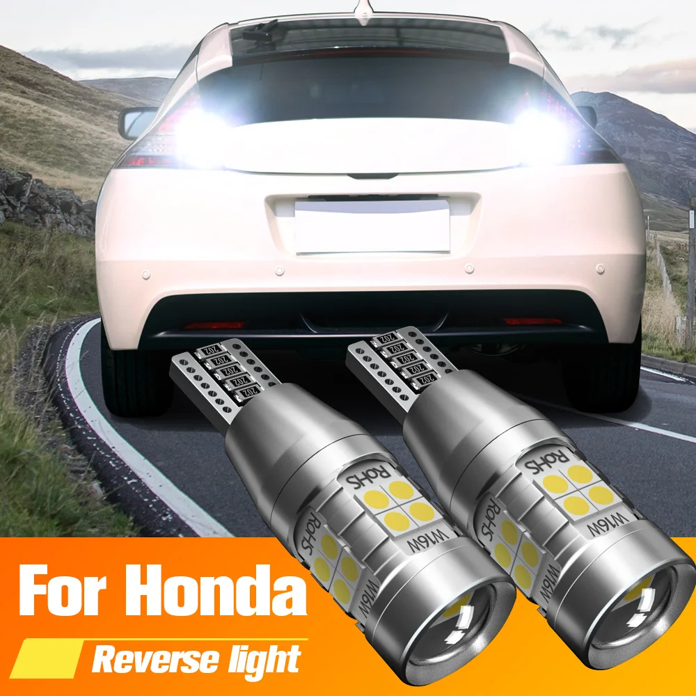 

2pcs LED Light Blub Reverse Lamp W16W T15 For Honda Accord Civic 9 10 CR-V Fit 3 4 5 CR-Z HR-V Insight Odyssey Pilot Ridgeline