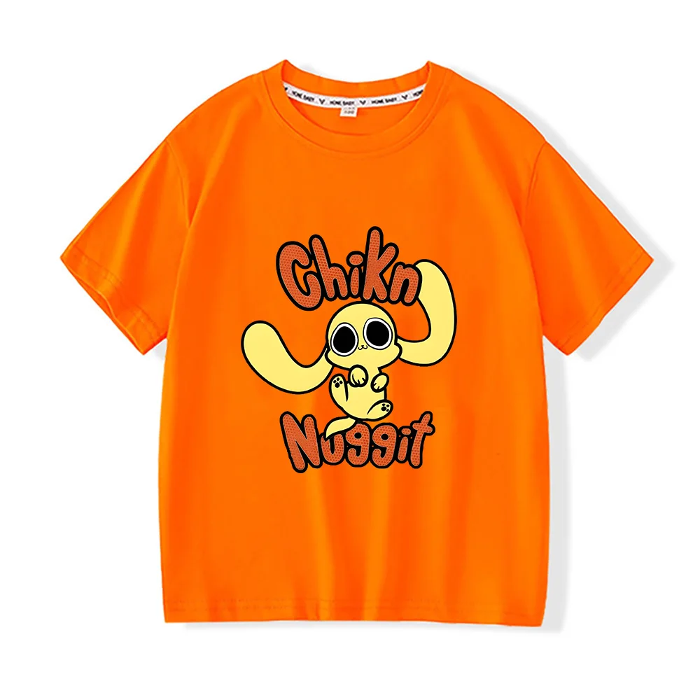 Chikn Nuggit хлопковая футболка летняя для детей