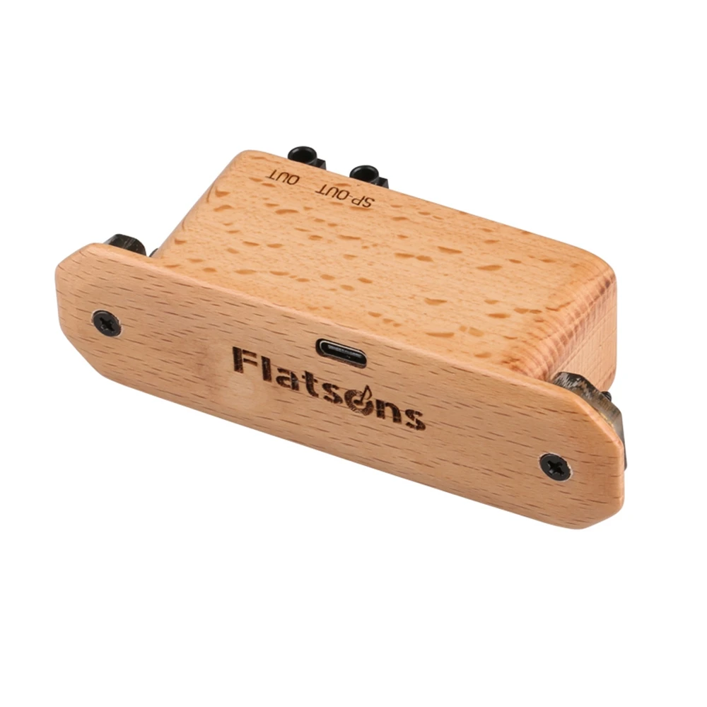 Звукосниматели для гитары Flatsons бас встроенный эффект задержки реверберации